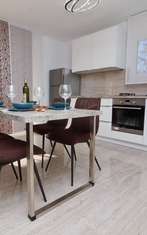 Villa Emerald: Balkon / terras / patio, Keuken, Lunchroom