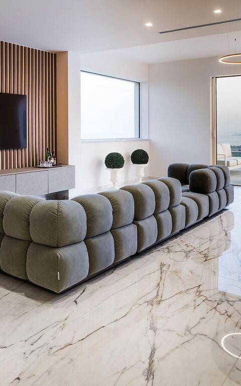 Grand Tour Villa: Woonkamer