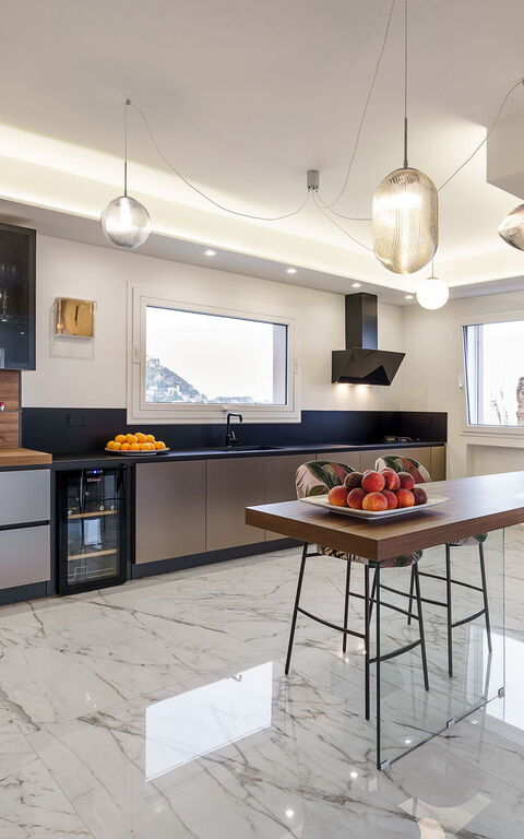 Grand Tour Villa: Keuken, Woonkamer