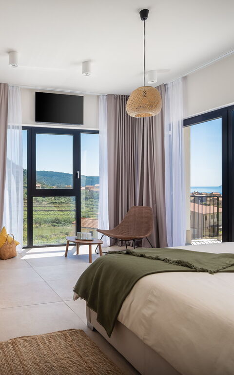 Villa Vivere: Balkon / terras / patio, slaapkamer