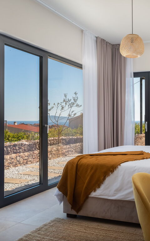 Villa Vivere: Balkon / terras / patio, Keer bekeken, slaapkamer