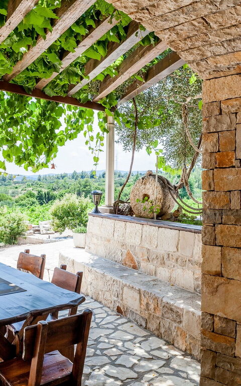 Villa Azurit: Balkon / terras / patio, Buitenshuis