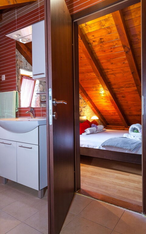 Villa Azurit: Badkamer, slaapkamer