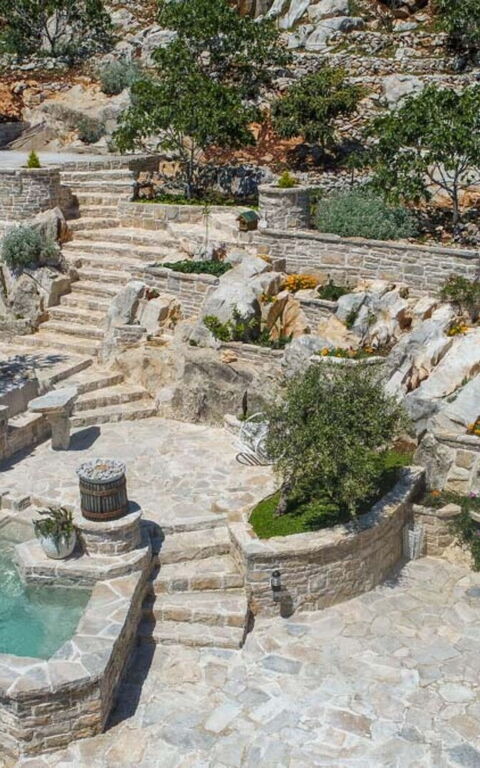 Villa Azurit: Balkon / terras / patio, bubbelbad