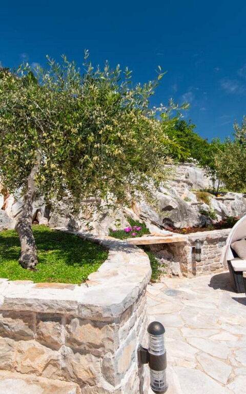 Villa Azurit: Balkon / terras / patio, Buitenshuis