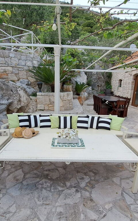 Villa Azurit: Balkon / terras / patio, Buitenkanten, Buitenshuis