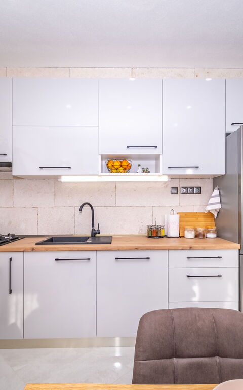 Villa Diana: Keuken, Lunchroom