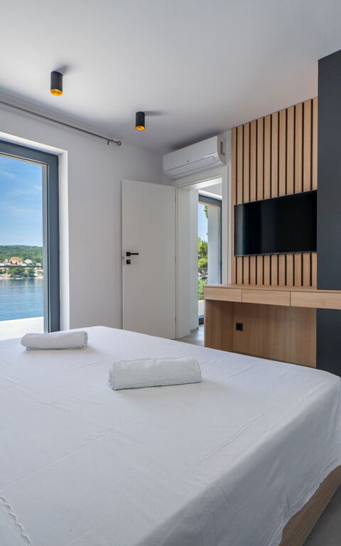 Villa Cosmic: Balkon / terras / patio, slaapkamer