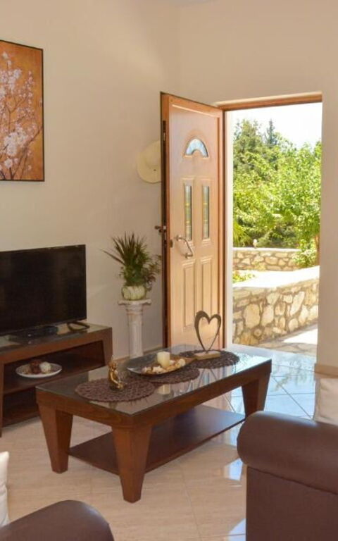 Villa Giorgos: Woonkamer