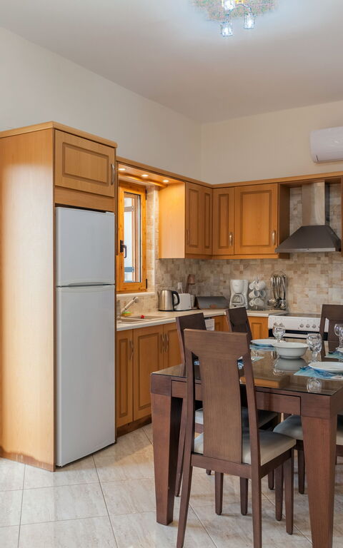 Villa Giorgos: Keuken, Lunchroom