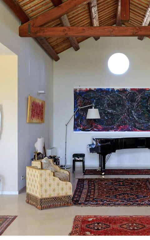 Villa Casale: Woonkamer