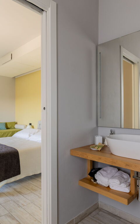 Villa Acquaviva: Badkamer, slaapkamer