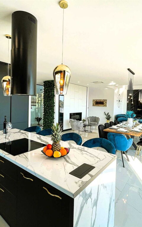 Villa Nikta: Keuken, Lunchroom