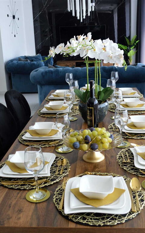 Villa Nikta: Lunchroom, Woonkamer