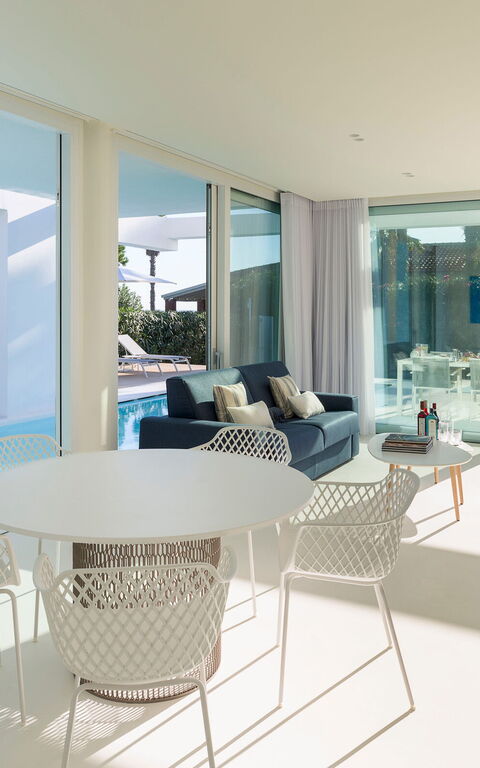 Villa Gadir: Woonkamer