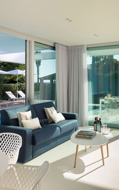 Villa Gadir: Woonkamer