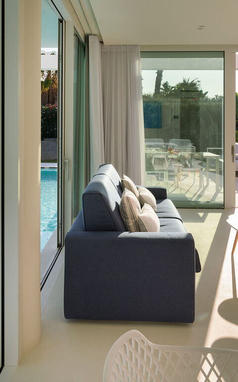 Villa Gadir: Woonkamer