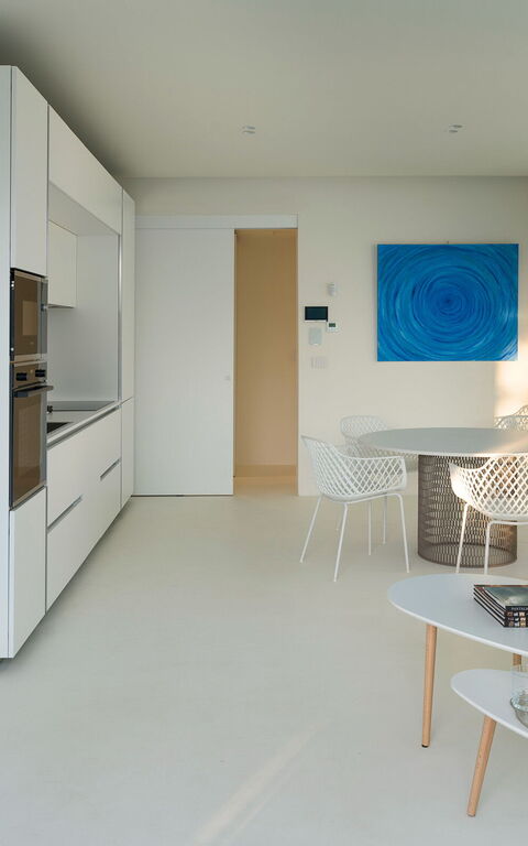 Villa Gadir: Keuken, Woonkamer