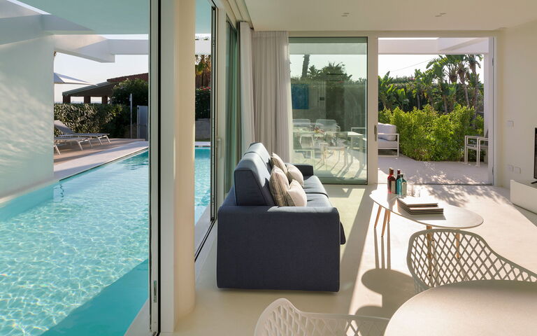Villa Gadir: Woonkamer