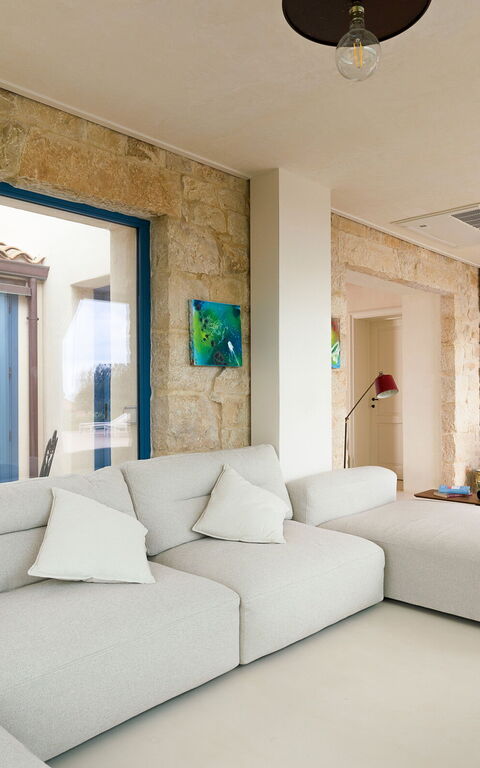 Villa Al Nair: Woonkamer