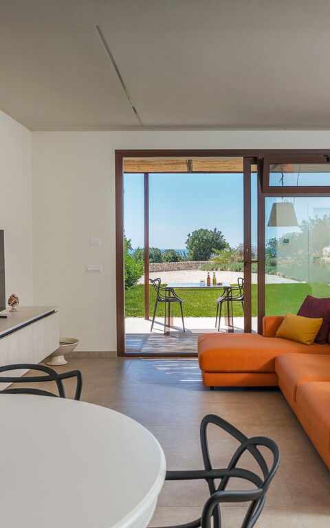 Gelso Bianco: Keuken, Woonkamer