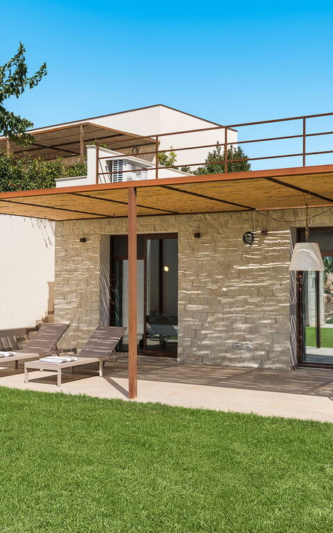 Gelso Bianco: Balkon / terras / patio, Buitenkanten, Buitenshuis, Tuin