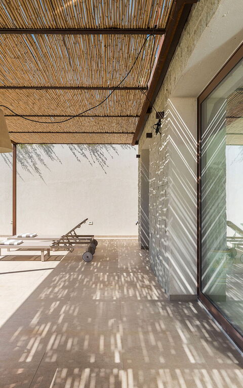 Gelso Bianco: Balkon / terras / patio, Buitenkanten, Buitenshuis