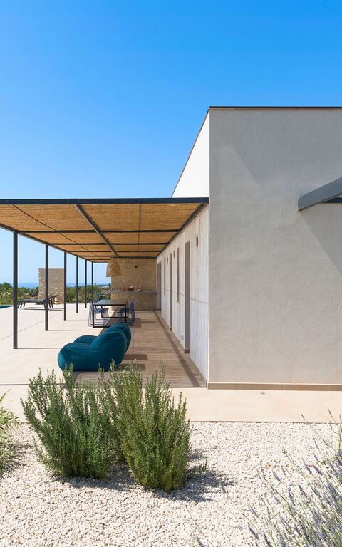 Villa Passo Salina: Balkon / terras / patio, zwembad