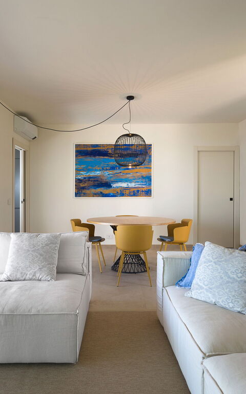 Villa Passo Salina: Woonkamer