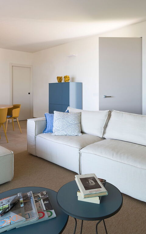 Villa Passo Salina: Woonkamer