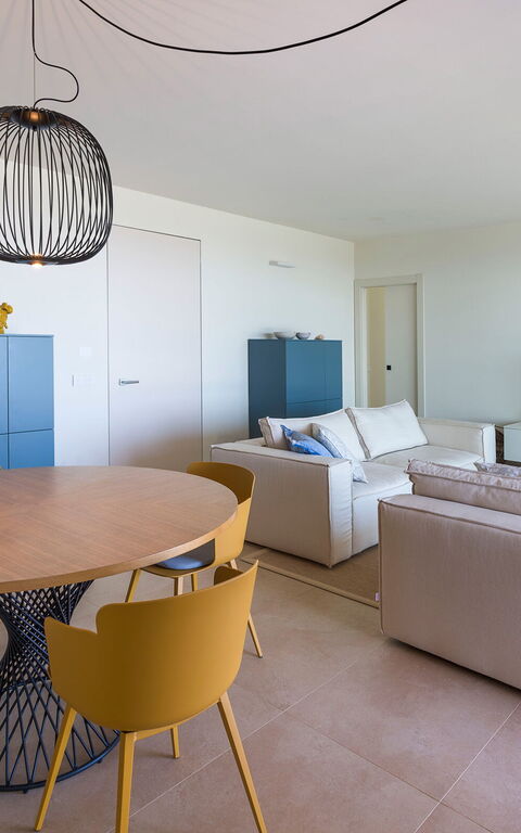 Villa Passo Salina: Woonkamer