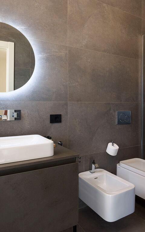 Villa Passo Salina: Badkamer