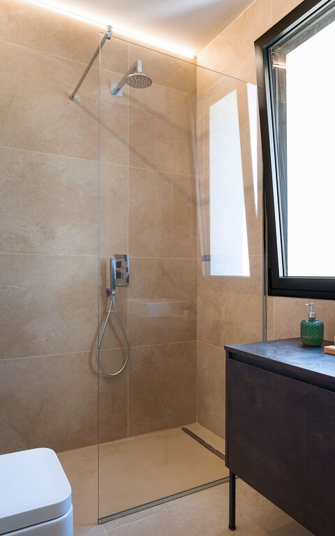 Villa Passo Salina: Badkamer