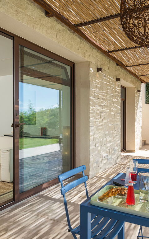 Villa Passo Salina: Balkon / terras / patio