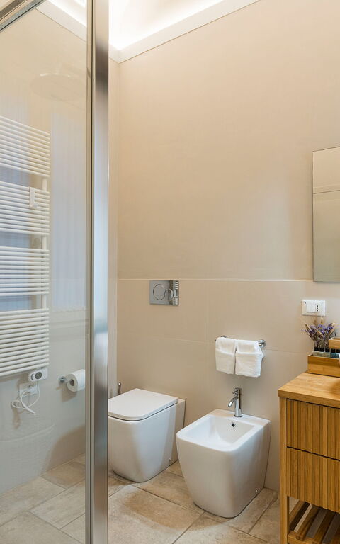 Villa Giuffrè: Badkamer