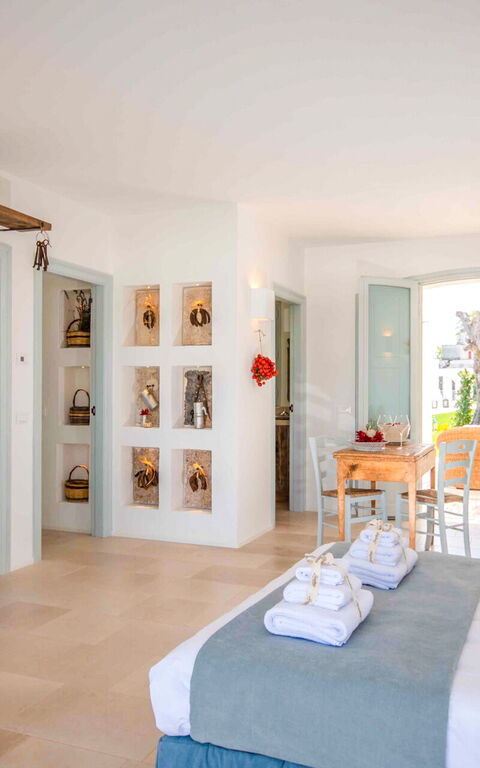 Masseria Lamacerase: slaapkamer