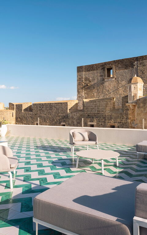 Villa Il Faro: Balkon / terras / patio, Buitenkanten, Buitenshuis, Keer bekeken