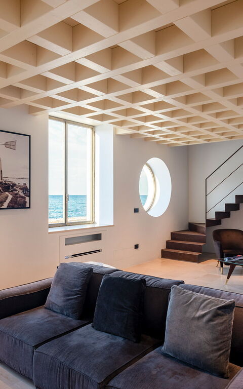 Villa Il Faro: Woonkamer