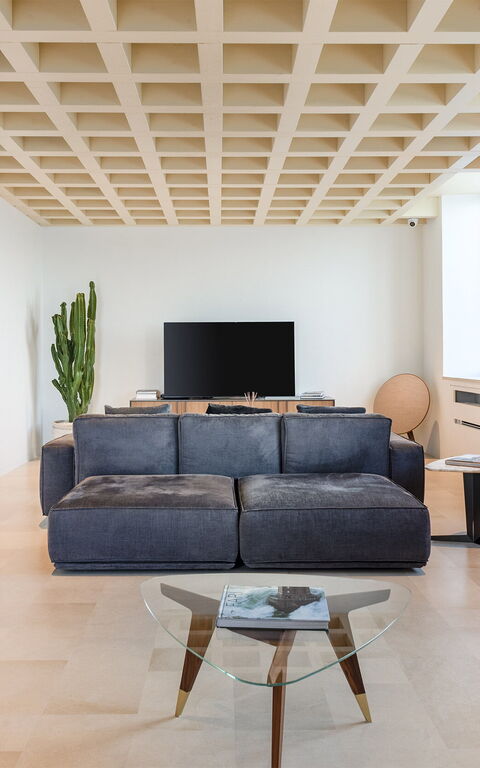 Villa Il Faro: Woonkamer