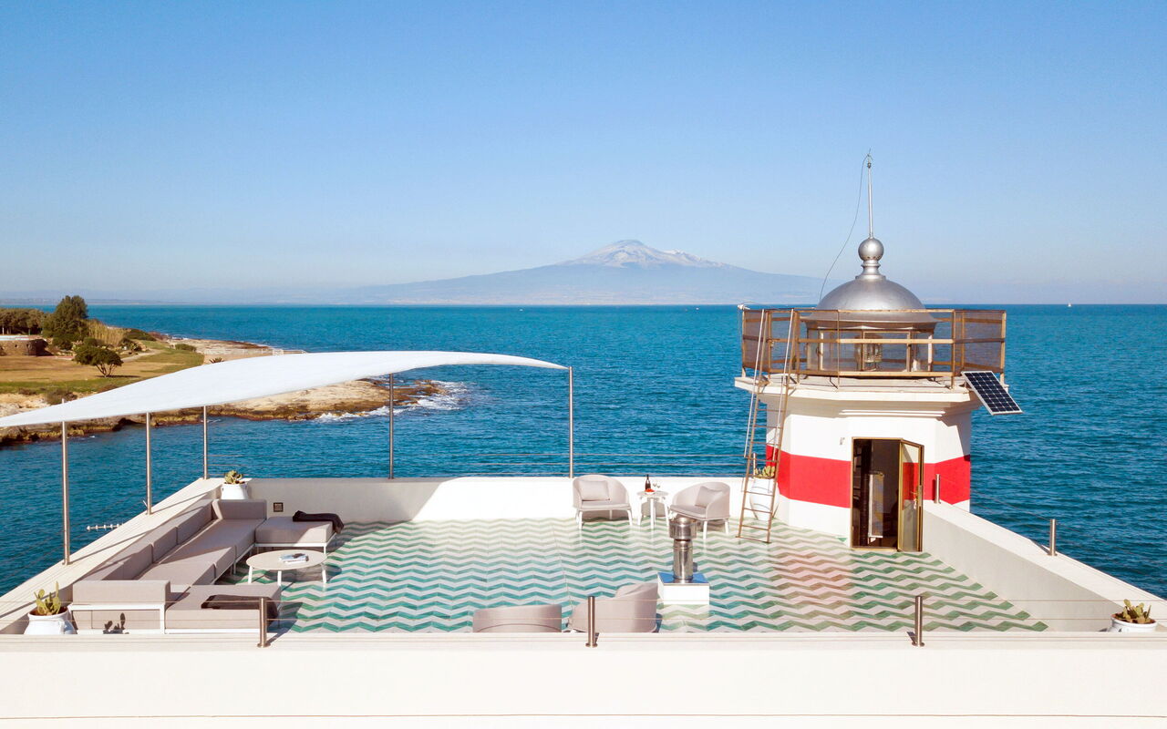 Villa Il Faro: Balkon / terras / patio, Buitenkanten, Buitenshuis, Keer bekeken