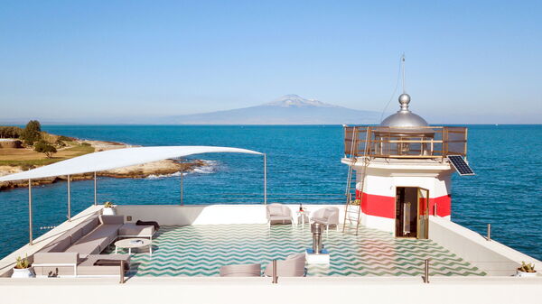 Villa Il Faro: Balkon / terras / patio, Buitenkanten, Buitenshuis, Keer bekeken