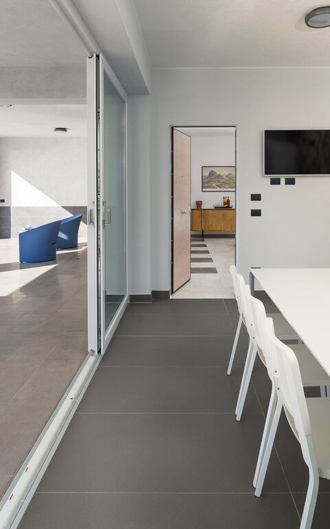 Villa Giglio Di Mare: Keuken, Lunchroom