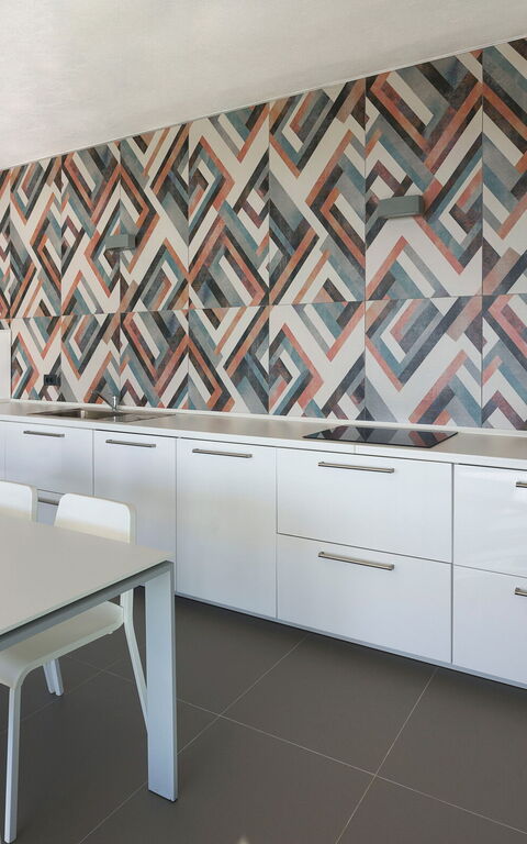 Villa Giglio Di Mare: Keuken, Lunchroom