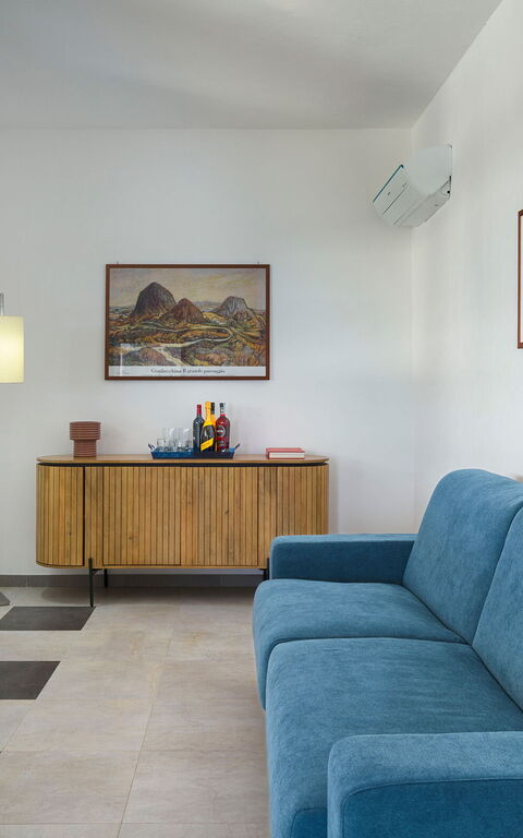 Villa Giglio Di Mare: Woonkamer