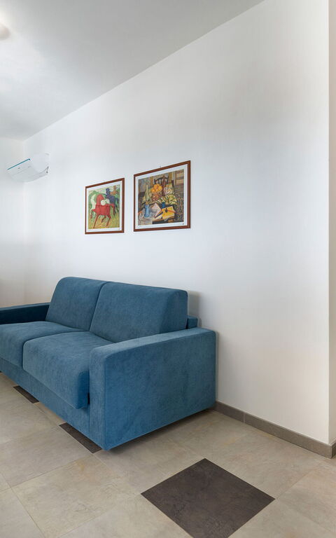 Villa Giglio Di Mare: Woonkamer