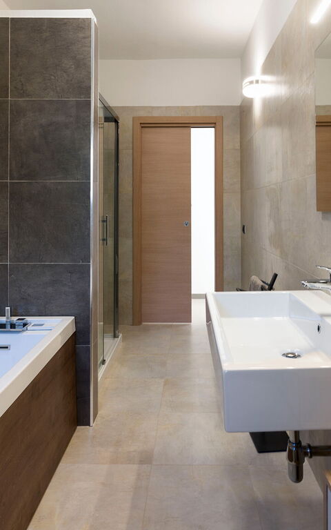 Villa Giglio Di Mare: Badkamer