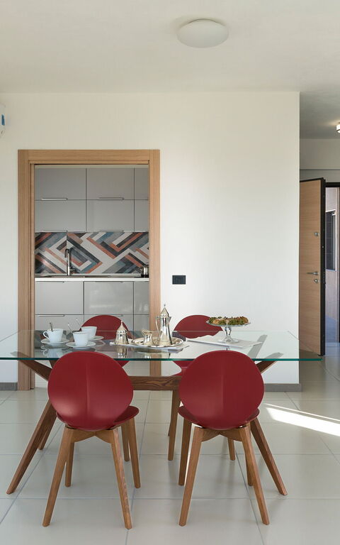 Villa Giglio Di Mare: Lunchroom, Woonkamer