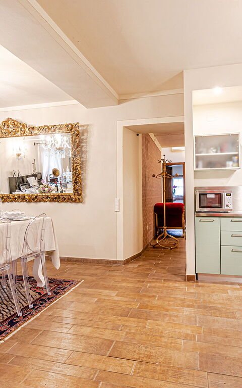 Chateau La Siroque: Keuken, Lunchroom