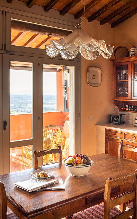 Villa Colle Di Sotto: Keuken, Lunchroom