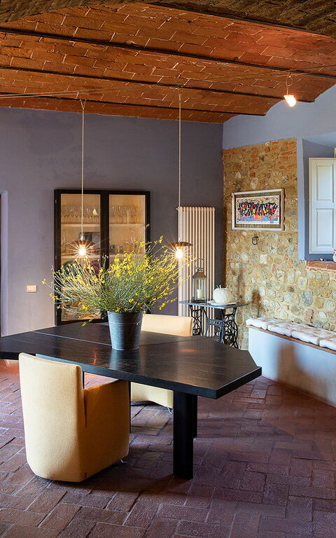 Villa Colle Di Sotto: Woonkamer